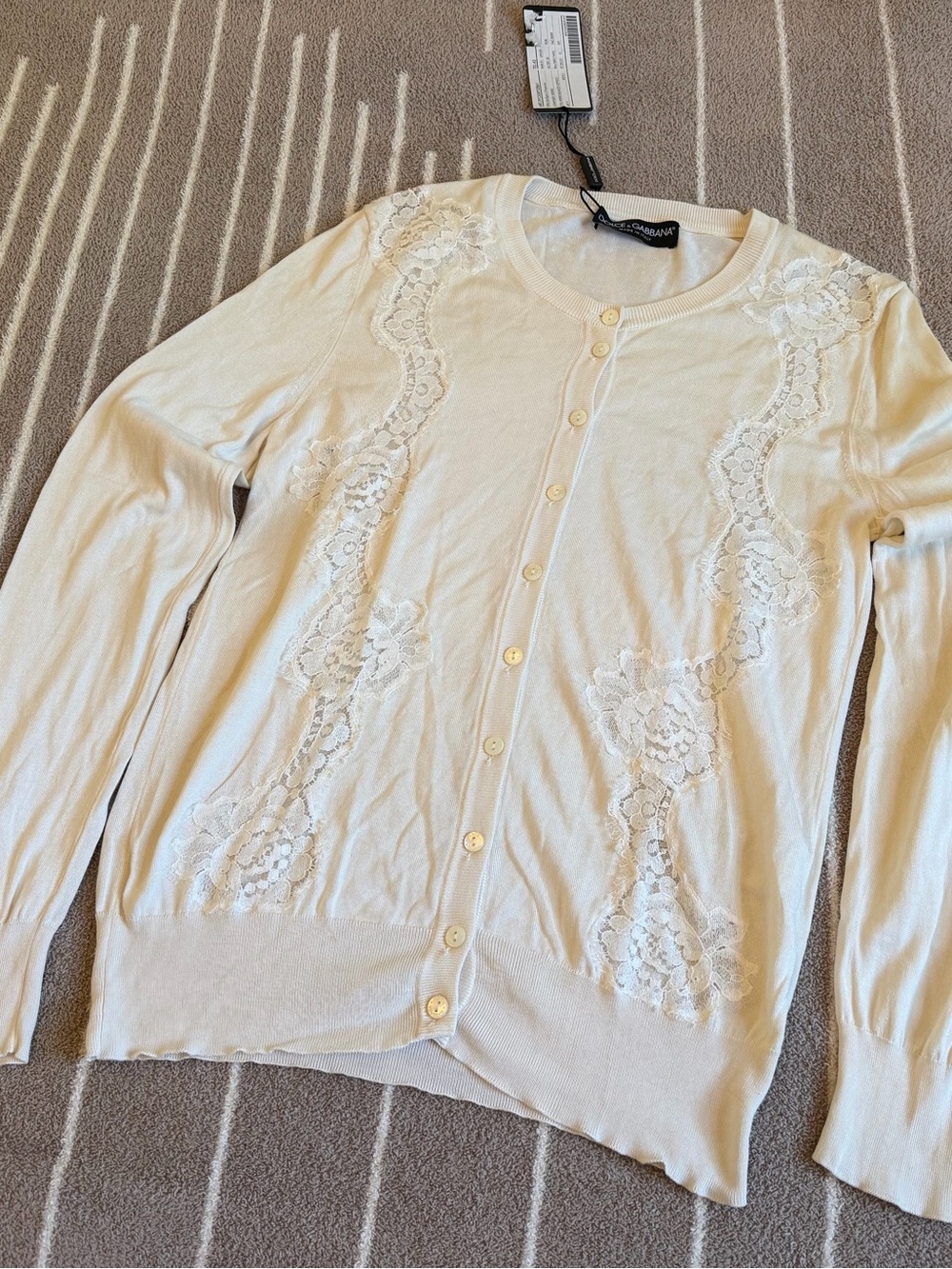 NWT Dolce & Gabbana Silk Cardigan — IT 42